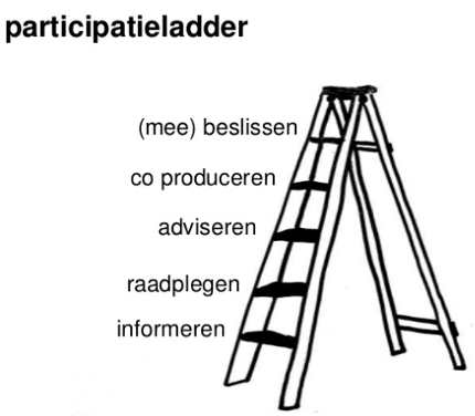 Plaatje van de partcipatieladder