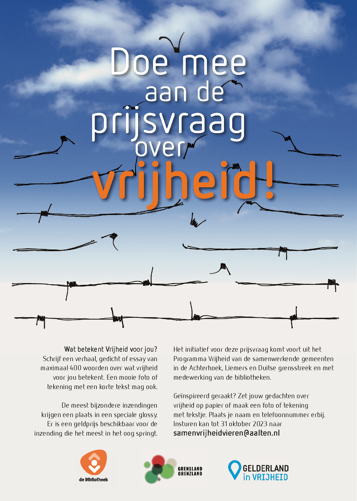 Uitleg prijsvraag over Vrijheid