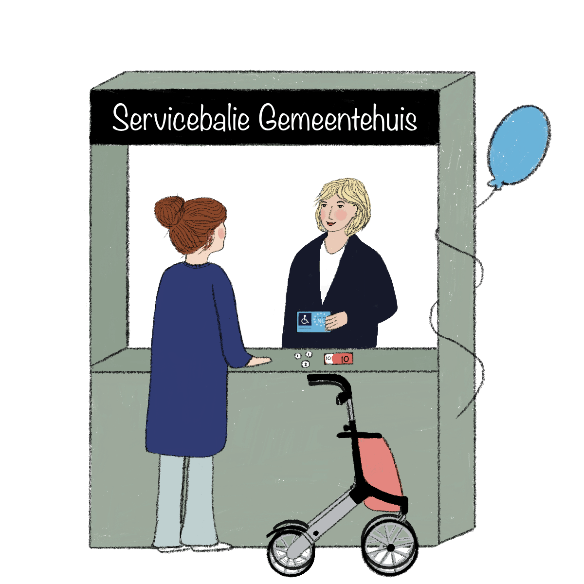 Met de beschikking kunt u de GPK ophalen op het gemeentehuis van Duiven